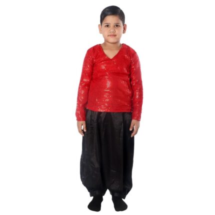 Western Dance Dress Red & Black