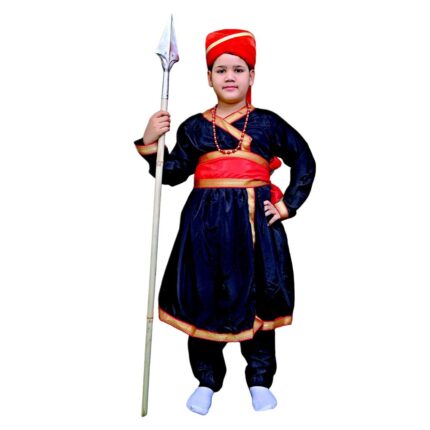 Traditional Sainik Fancy Dress Costume for Boys