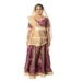 Classical Dance Kathak Costume Purple & Golden