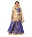Kathak Dance Fancy Dress Costume Blue & Golden