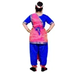 Bharatanatyam Dance Dress in Blue & Magenta