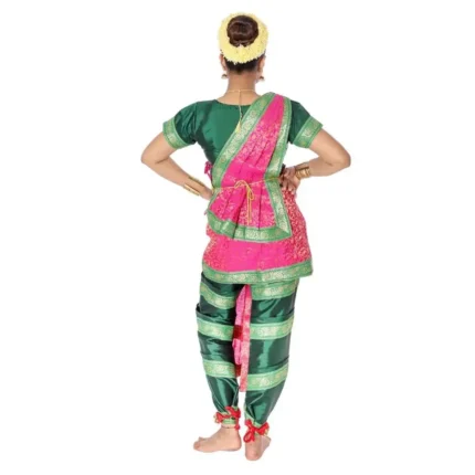 Bharatanatyam Dance Dress in Pink