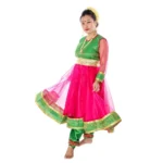 Classical Kathak Dance Anarkali Costume Pink