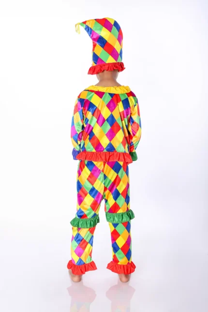 Colourful Joker Fancy Dress Costume