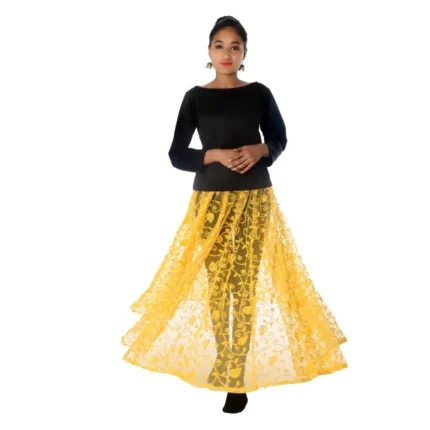 Contemporary & Indo-Western Fancy Dress Costume Yellow And Black