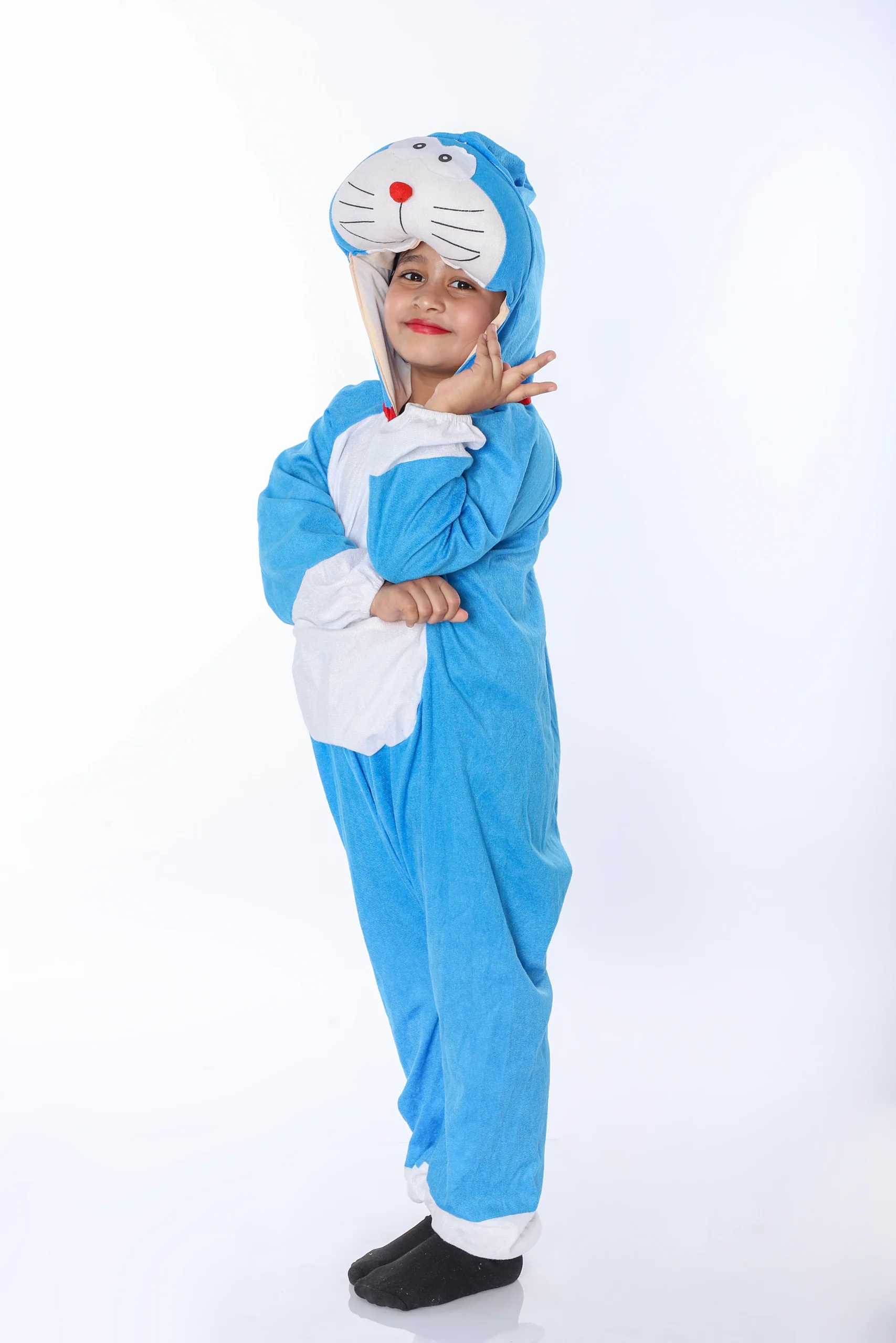 Doraemon Fancy Dress Costume Side Doraemon Fancy Dress Costume