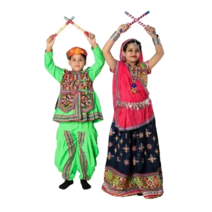 Garba Dance Fancy Dress Costume Combo Set