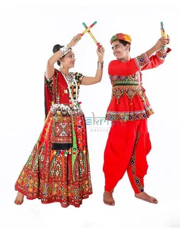 Gujarati Garba Dance Fancy Dress Combo Set