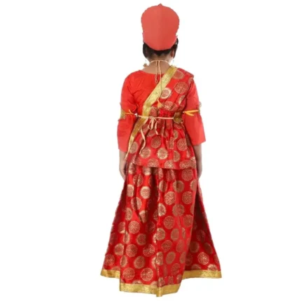 Hindu Rani Fancy Dress Costume For Girls
