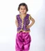 Indo Western Fancy Dress for Boys in Pink & Purple