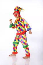 Colourful Joker Fancy Dress Costume