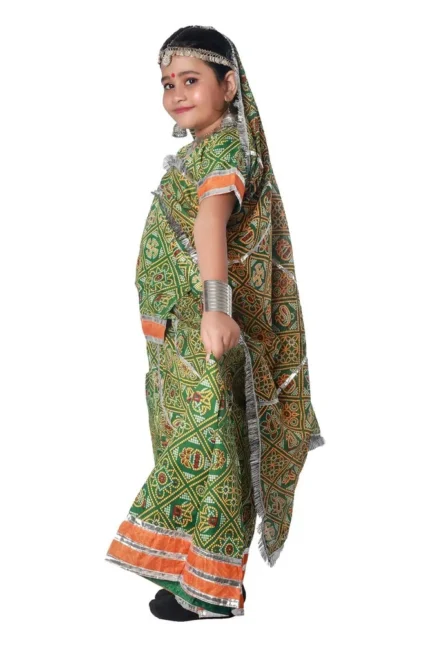 Kajari Folk Dance Fancy Dress Costume