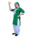 Kashmiri Dance Fancy Dress for Girls Green