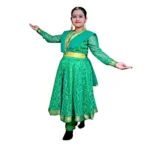 Kathak Dance Dress Anarkali Green