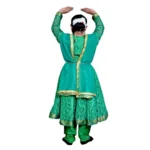 Kathak Dance Dress Anarkali Green