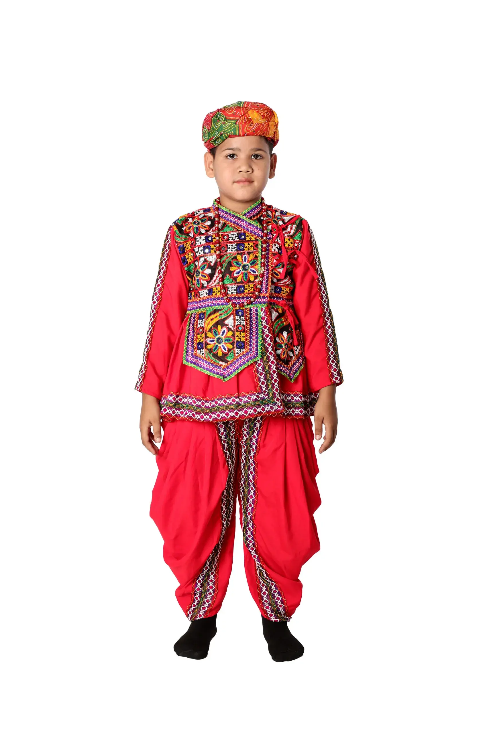 Kediya Garba Dance Fancy Dress Costume for Boys Look Kediya Garba Dance Fancy Dress Costume for Boys