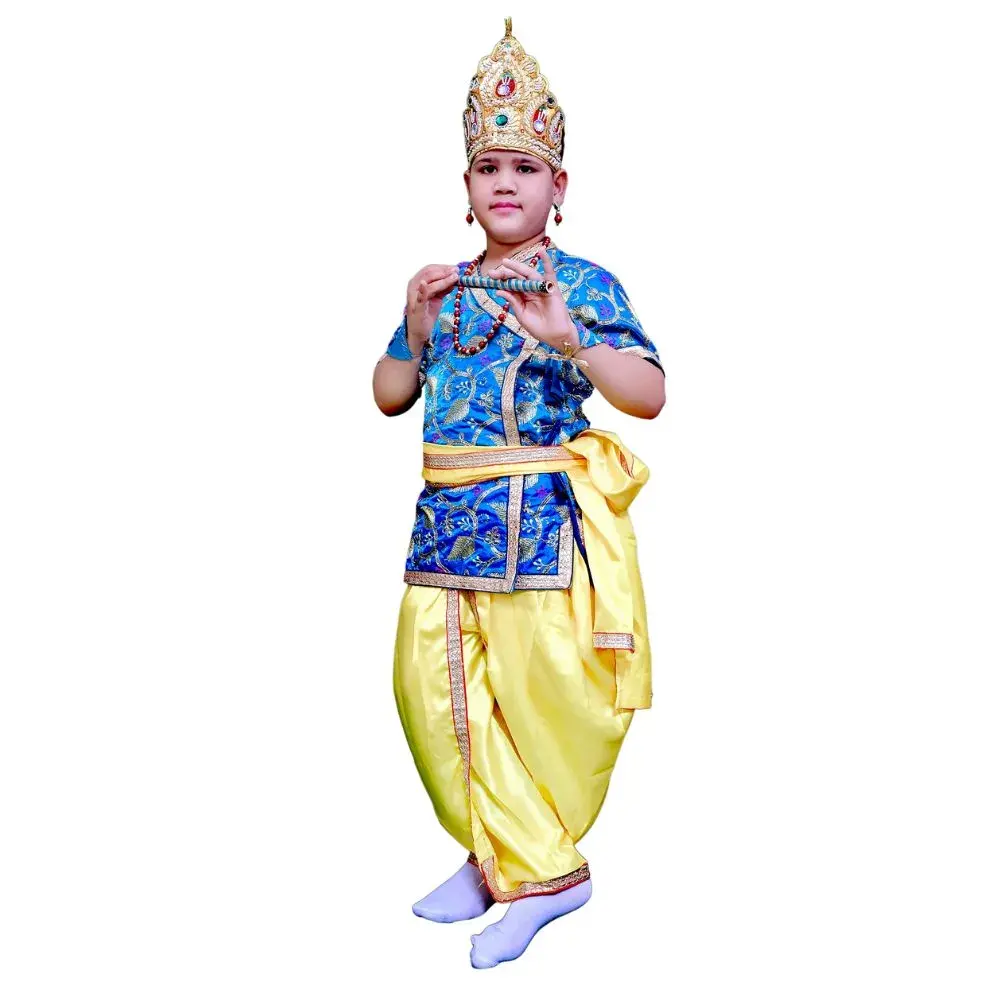 Krishna Dress For Janmashtami Front Krishna Dress For Janmashtami