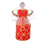 Manipuri Dance Fancy Dress Costume for Girls