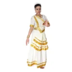 Mohiniyattam Dance Fancy Dress Costume for Girls
