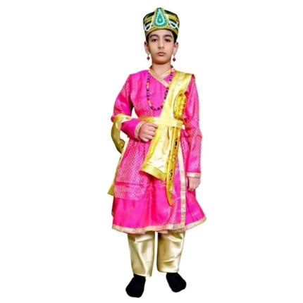 Mughal Emperor Sultan Fancy Dress Costume For Boys