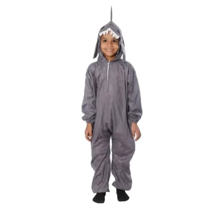 Shark Fancy Dress Costume Grey