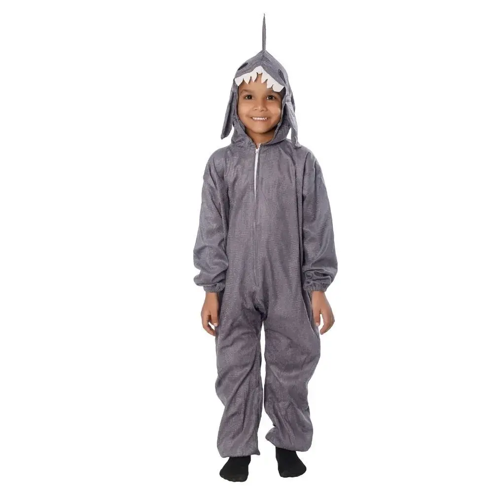 Shark Fancy Dress Costume Grey Shark Fancy Dress Costume Grey