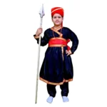 Traditional Sainik Fancy Dress Costume For Boys