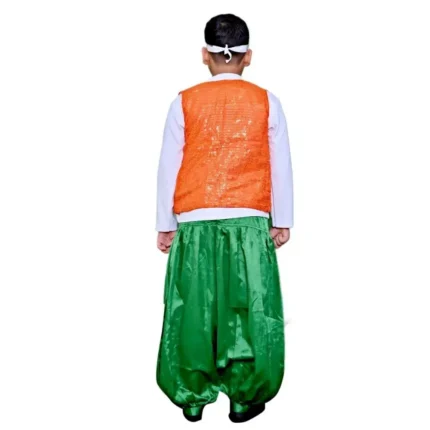 Tricolor Fancy Dress Costume for Boys
