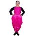 Western Dance Dress For Girl In Magenta Black Colour