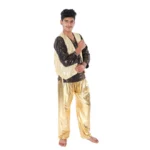Western Dance Dress for Boys Golden & Black