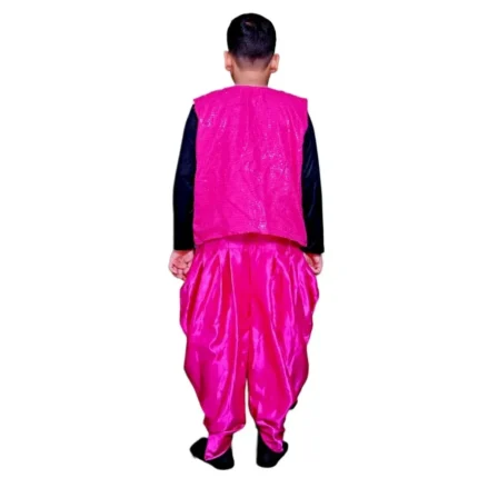 Western Dance Dress for Boys Magenta and Black