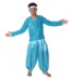 Western Dance Dress for Boys in Firozi & White