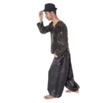 Western Dance Fancy Dress Costume For Boys Black
