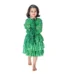 Western Dance Fancy Dress Costume Green