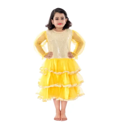 Western Dance Frock Fancy Dress Costume for Girls