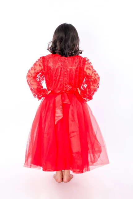 Western Frock Fancy Dress Costume Red