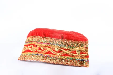 Anarkali & Qawwali Cap Topi Red