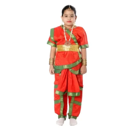 Bharatanatyam Dance Dress for Girls