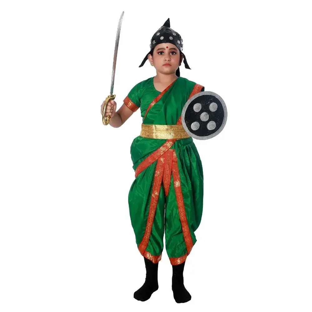 Rani Laxmi Bai Fancy Dress Costume for Girls Rani Laxmi Bai Fancy Dress Costume for Girls
