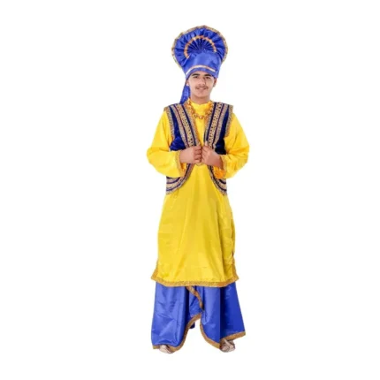 Bhangra Dance Fancy Dress Costume for Boys