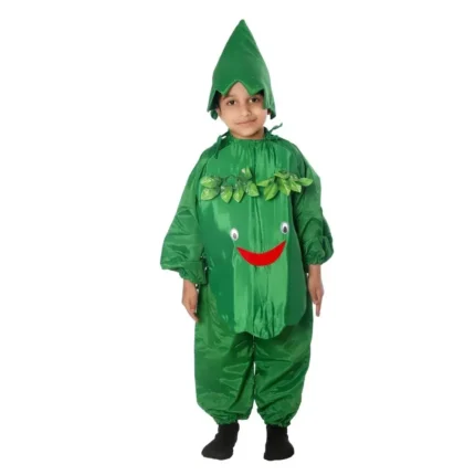 Capsicum Fancy Dress Costume For Kids Green