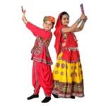 Garba Dance Fancy Dress Costume Combo Set Red