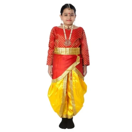 Indian Fusion Dance Dress for Girls