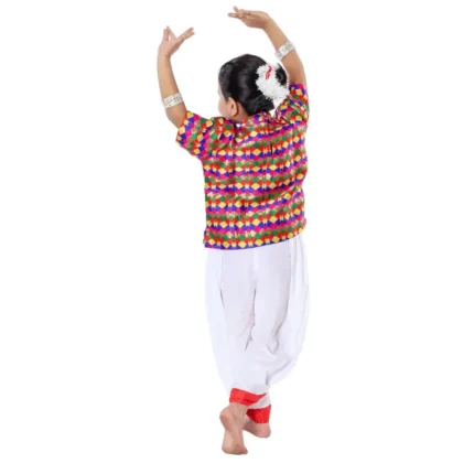 Indian Semi Classical Dance Fancy Dress for Girls