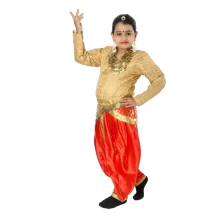 Indian Semi Classical Fancy Dress Costume For Girls