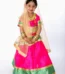 Janmashtami Radha Lehenga Pink Golden For Kids