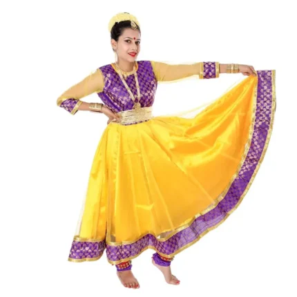 Kathak Dance Anarkali Style Dress