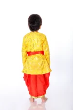 Krishna Dress For Boys in Yellow Color