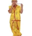 Krishna Fancy Dress Costume Yellow Japanese Satin