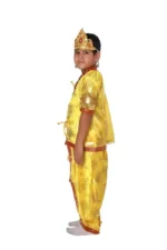 Krishna Fancy Dress Costume Yellow Japanese Satin
